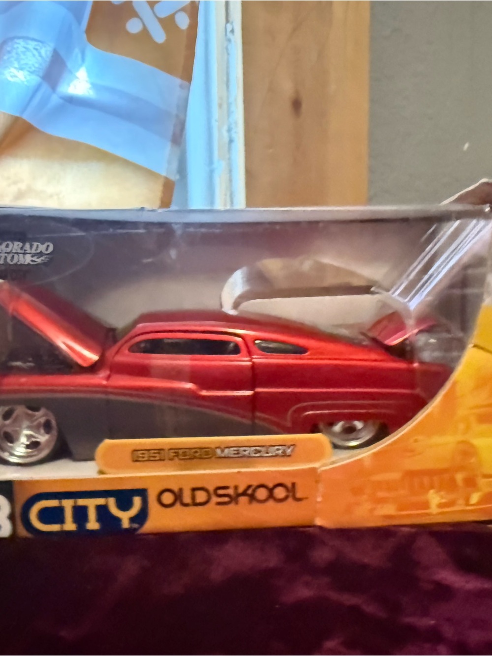1951 Ford Mercury Die-Cast Car - Glossy Red